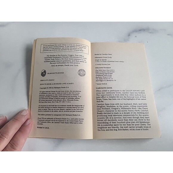 How To Hook A Husband And A Baby By Carolyn Zane Paperback - Picture 4 of 10